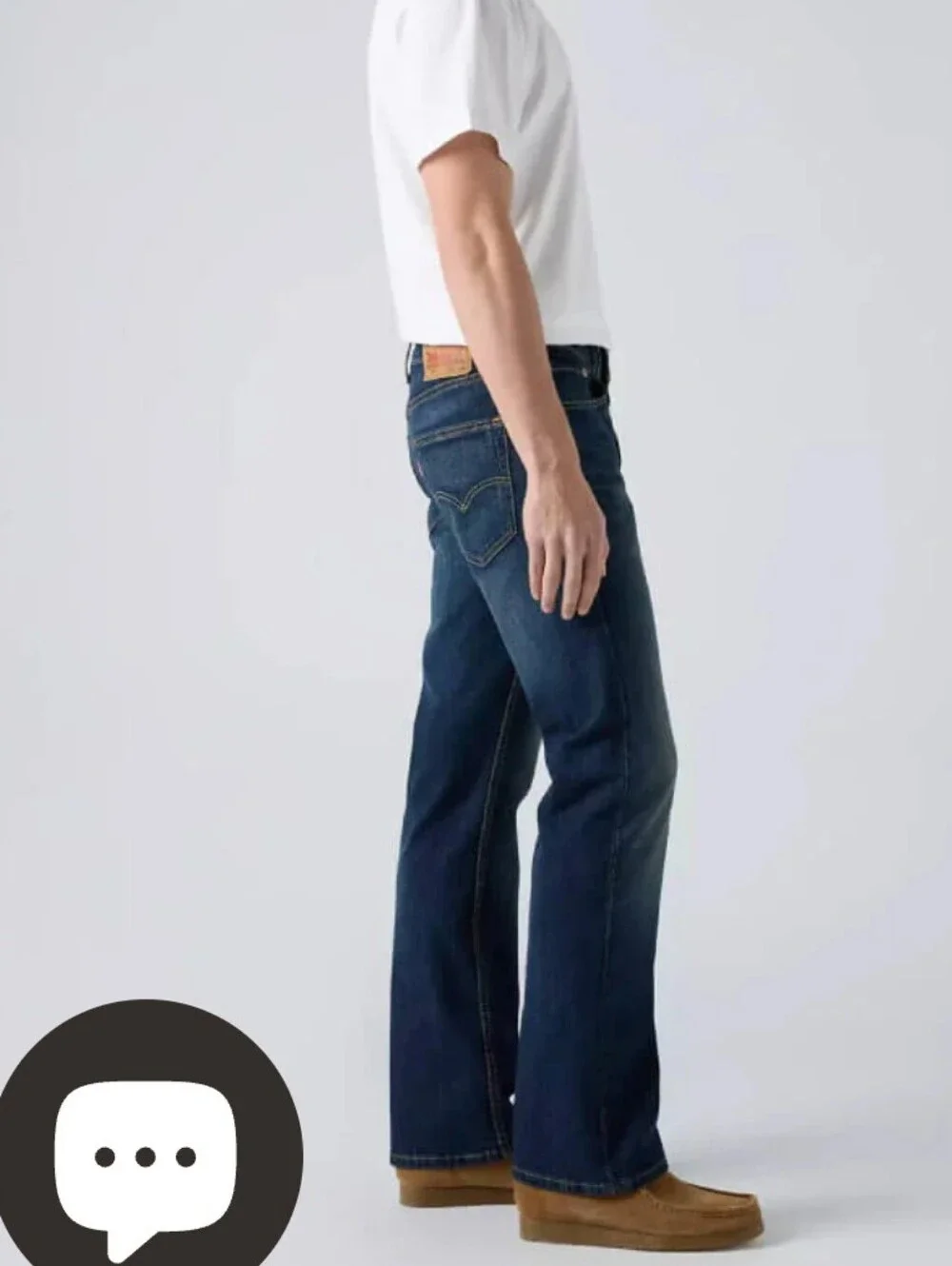 Levi's Men's 527 Slim 5 Pocket Bootcut Dark Wash Jeans Sz 36 × 32